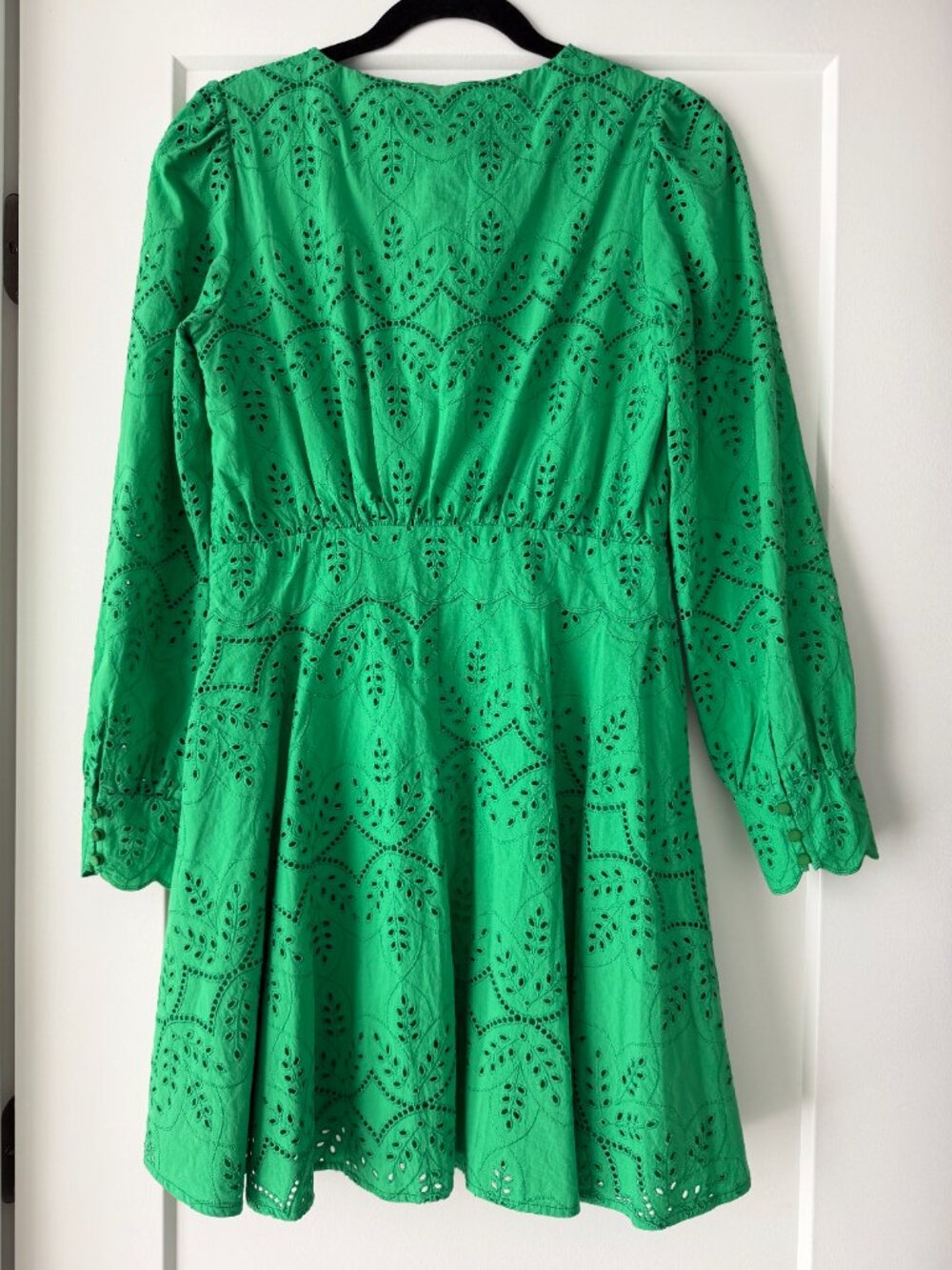 NEW Sézane Ilona Dress Bright Green Size US 4 / FR 36 NWT - Picture 6 of 7